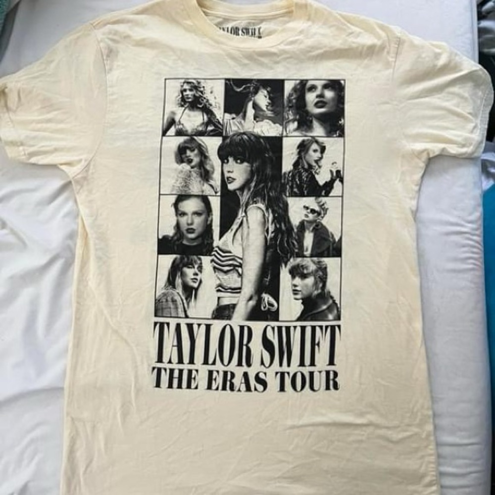 Taylor Swift beige eras shirt